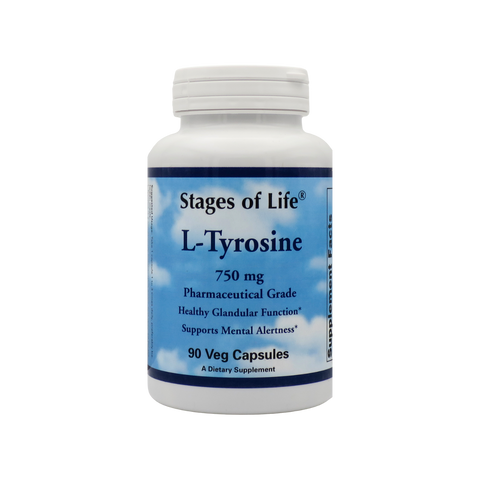 L-Tyrosine - 750 mg - 90 Capsules