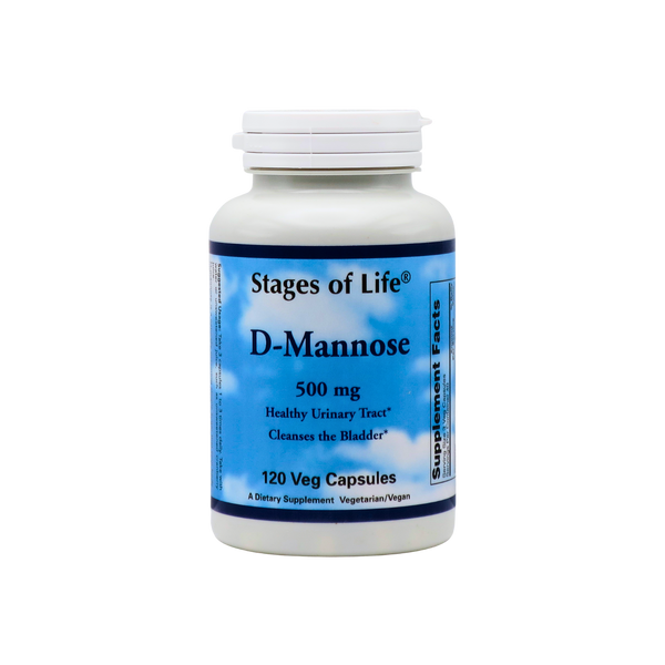 D-Mannose - 500 mg - 120 Capsules