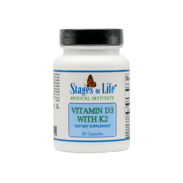 Vitamin D3 with K2 - 30 Capsules