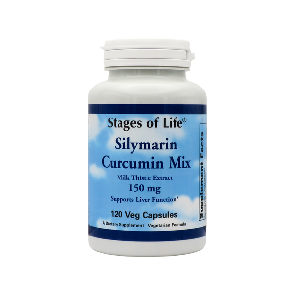 Silymarin Curcumin Mix - Milk Thistle Extract - 150 mg - 120 Capsules