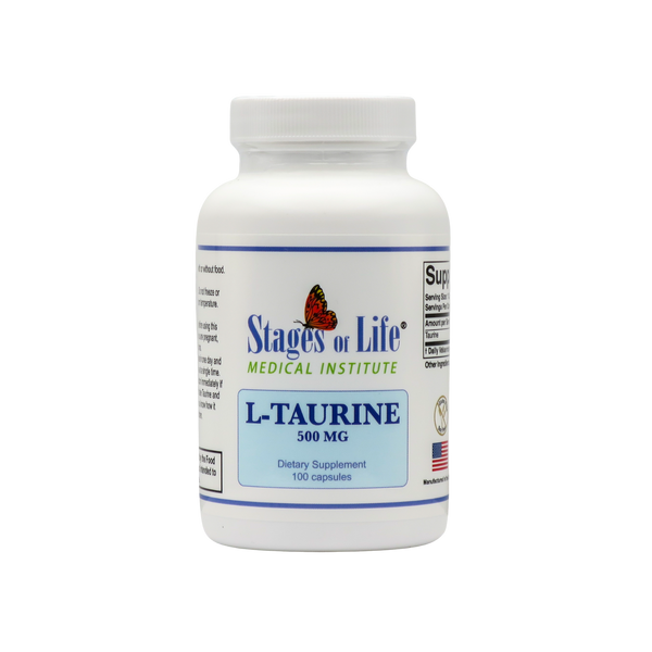 L-Taurine - 500 mg - 100 Capsules