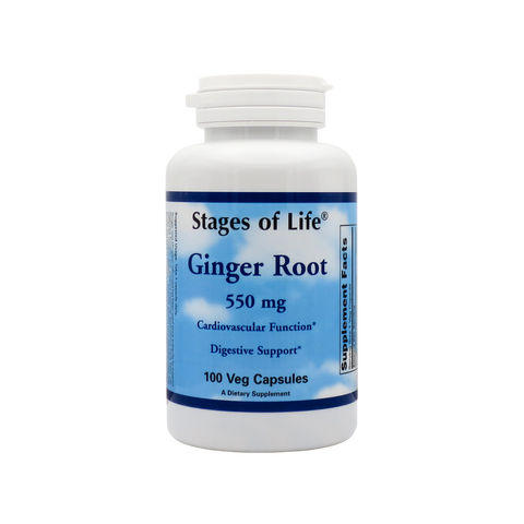 Ginger Root - 550 mg - 100 Capsules