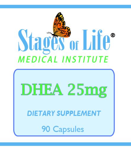 DHEA - 25 mg - 90 Capsules